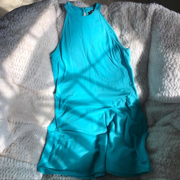 Express High Halter Neck A Line Dress - Picture 4 of 13